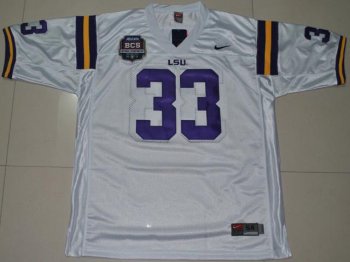 LSU Tigers 33 Odell Beckham White 2012 BCS Patch College Football Jersey