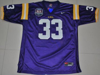 LSU Tigers 33 Odell Beckham Purple 2012 BCS Patch College Football Jersey