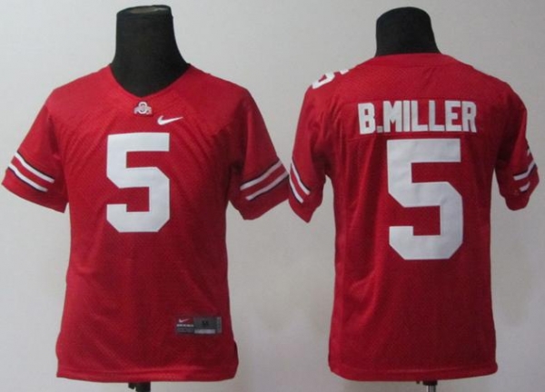 Kids Ohio State Buckeyes 5 Braxton Miller Red College Football Jerseys