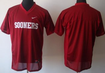 Oklahoma Sooners Blank Red NCAA Jerseys