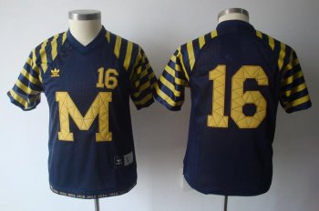 Kids Michigan Wolverines 16 Denard Robinson Under The Lights College Football Jersey