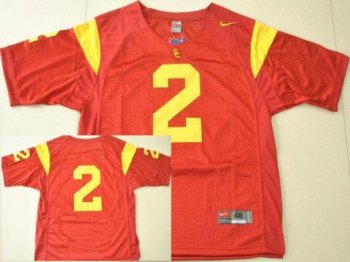 USC Trojans 2 Robert Woods Red College NCAA Jerseys