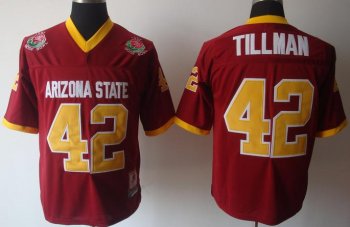 Kids Arizona State Sun Devils 42 Pat Tillman Red NCAA Jersey