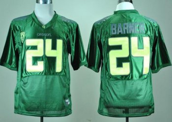 Oregon Ducks 24# Kenjon Barner Green Pac-12 College Football NCAA Jerseys