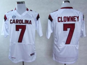 South Carolina Gamecocks 7 Jadeveon Clowney White College Football NCAA Jersey