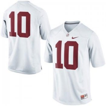 Alabama Crimson Tide 10 A.J McCarron White College Football Limited NCAA Jerseys