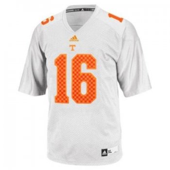 Tennessee Volunteers 16 Peyton Manning White College Football Techfit NCAA Jersey