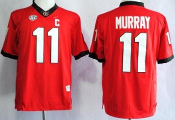 Georgia Bulldogs 11 Aaron Murray Red College Football Limited NCAA Jerseys