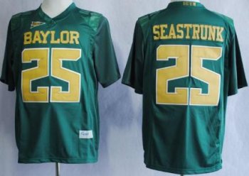 Baylor Bears 25 Lache Seastrunk Green College Football NCAA Jerseys