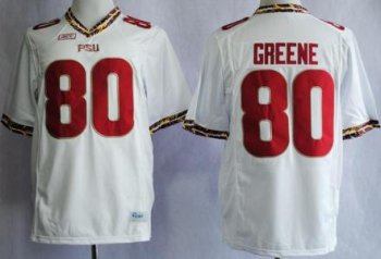 Florida State Seminoles FSU 80 Rashad Greene White College Football NCAA Jerseys