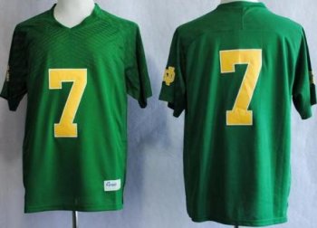 Notre Dame Fighting Irish 7 Stephon Tuitt Green Techfit College Football NCAA Jersey