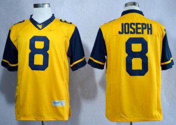 West Virginia Mountaineers (WVU) 8 Karl Joseph Yellow College Football Limited NCAA Jerseys