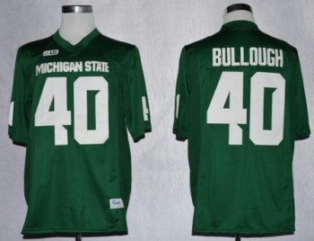 Michigan State 40 Max Bullough Green College Football NCAA Jerseys