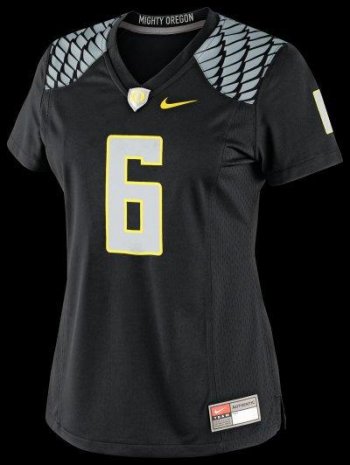 Women Oregon Duck 6 De'Anthony Thomas Black College Football Limited NCAA Jerseys