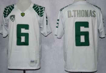 Oregon Duck 6 De'Anthony Thomas White College Football Limited NCAA Jerseys