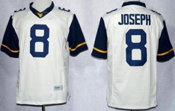 West Virginia Mountaineers (WVU) 8 Karl Joseph White College Football Limited NCAA Jerseys