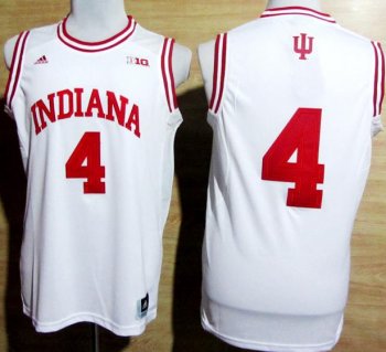 Indiana Hoosiers 4 Victor Oladipo White NCAA Basketball Jerseys