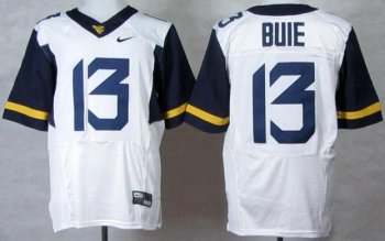 West Virginia Mountaineers 13 Andrew Buie White College Football Elite NCAA Jerseys