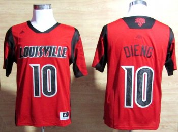 Louisville Cardinals 10 Gorgui Dieng Red College NCAA Jerseys