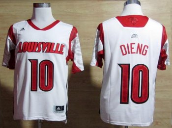 Louisville Cardinals 10 Gorgui Dieng White College NCAA Jerseys