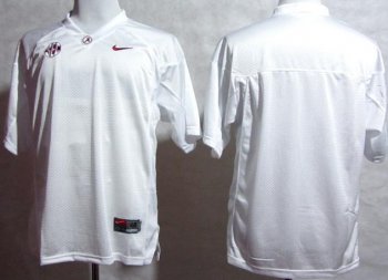 Alabama Crimson Tide Blank 2012 SEC Patch White College Football NCAA Jersey