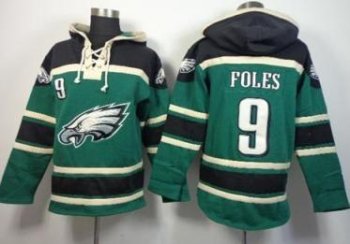 Philadelphia Eagles #9 Nick Foles Midnight Green Sawyer Hooded Sweatshirt NFL Hoodie