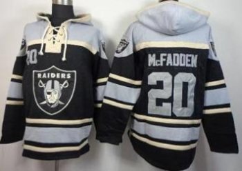 Oakland Raiders #20 Darren McFadden Black Sawyer Hooded Sweatshirt NFL Hoodie