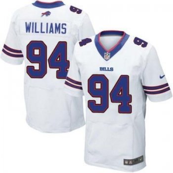 Nike Buffalo Bills #94 Mario Williams White Men's Stitched NFL Elite Jersey