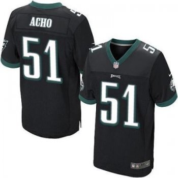 Nike Philadelphia Eagles #51 Emmanuel Acho Black Alternate Men's Stitched NFL Elite Jersey