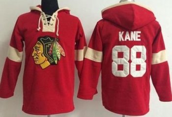 Chicago Blackhawks #88 Patrick Kane Red Pullover NHL Hoodie