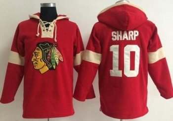 Chicago Blackhawks #10 Patrick Sharp Red Pullover NHL Hoodie