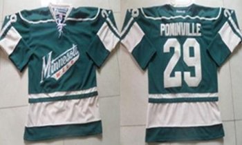 Minnesota Wild #29 Jason Pominville Green Stitched NHL Jersey