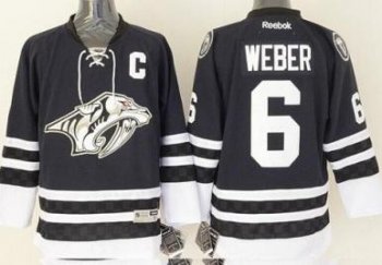 Nashville Predators #6 Shea Weber Stitched Blue Third NHL Jersey