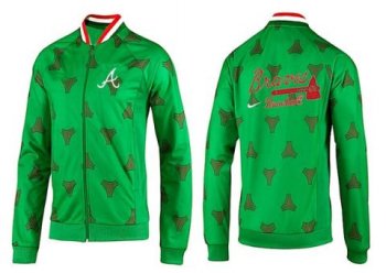 Mens Atlanta Braves MLB Baseball Jacket-0025