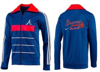 Mens Atlanta Braves MLB Baseball Jacket-0015