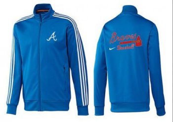 Mens Atlanta Braves MLB Baseball Jacket-0012