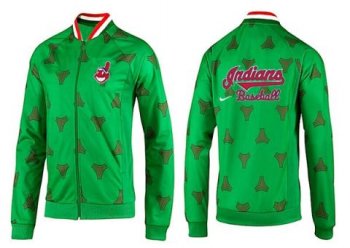 Mens Cleveland Indians MLB Baseball Jacket-0025