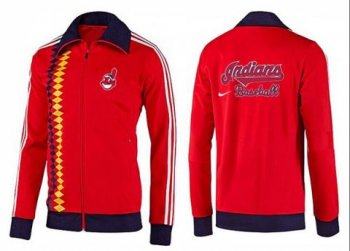 Mens Cleveland Indians MLB Baseball Jacket-0014