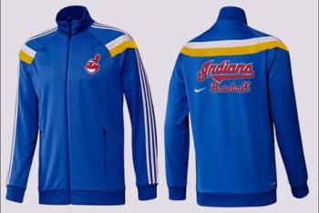 Mens Cleveland Indians MLB Baseball Jacket-0019