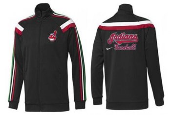 Mens Cleveland Indians MLB Baseball Jacket-0016