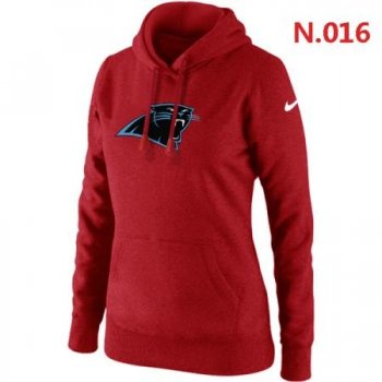 Carolina Panthers Women's Nike Club Rewind Pullover Hoodie ?C Red