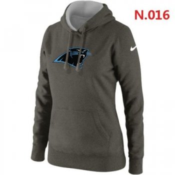 Carolina Panthers Women's Nike Club Rewind Pullover Hoodie ?C Dark grey