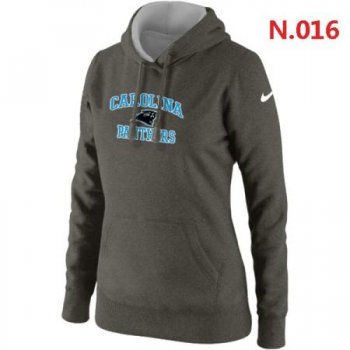 Carolina Panthers Women's Nike Heart & Soul Pullover Hoodie Dark grey