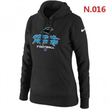 Carolina Panthers Women's Nike Critical Victory Pullover Hoodie Black