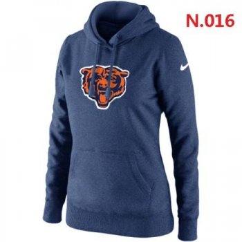 Chicago Bears Women's Nike Club Rewind Pullover Hoodie ?C Dark blue 2