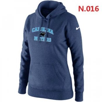 Carolina Panthers Women's Nike Heart & Soul Pullover Hoodie Dark blue