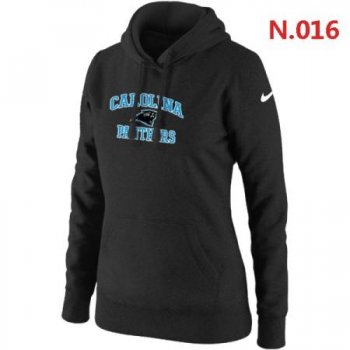 Carolina Panthers Women's Nike Heart & Soul Pullover Hoodie Black