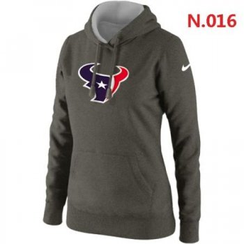 Houston Texans Women's Nike Club Rewind Pullover Hoodie ?C Dark grey