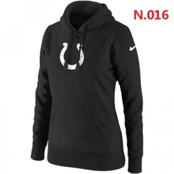 Indianapolis Colts Women's Nike Club Rewind Pullover Hoodie ?C Black