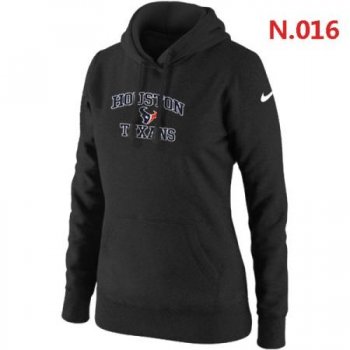 Houston Texans Women's Nike Heart & Soul Pullover Hoodie Black